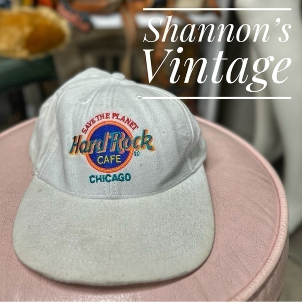 Hard Rock Chicago Save the Planet embroidered snap back